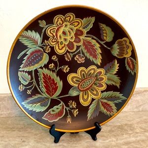 Beautiful Large multicolored decorative accent plate